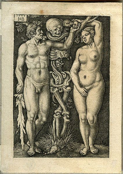 Hans Sebald Beham - Adam und Eva (1543)